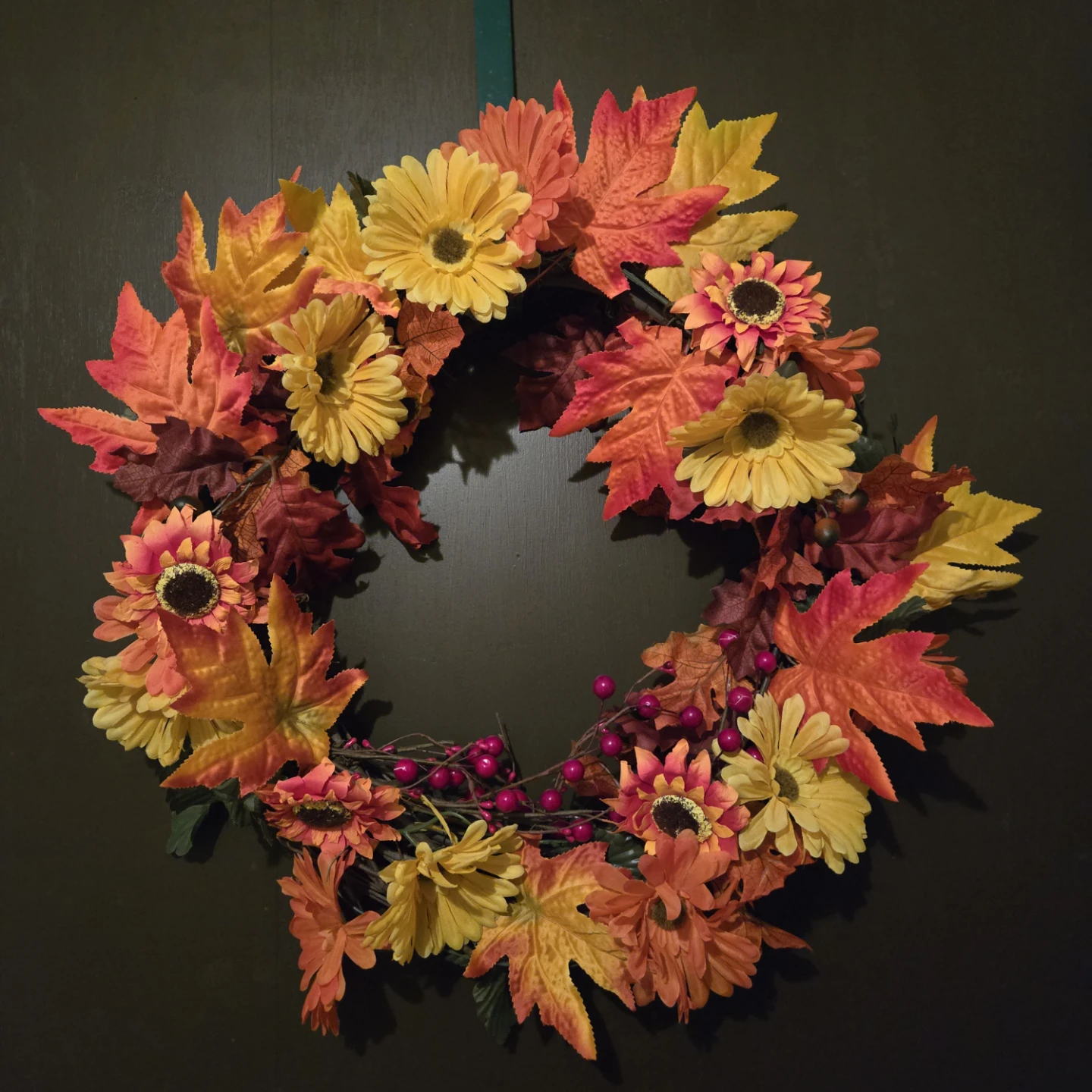 Fall/ autumn wreath - photo 3