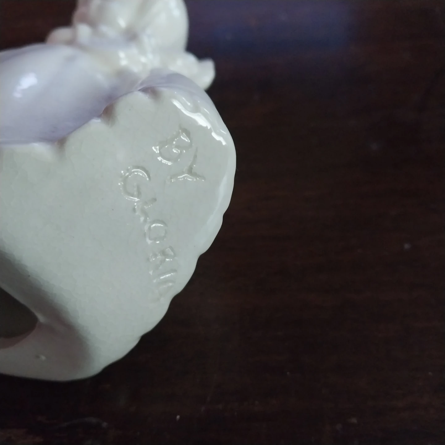 By Gloria White Ceramic Angel Figurine Set - photo 4