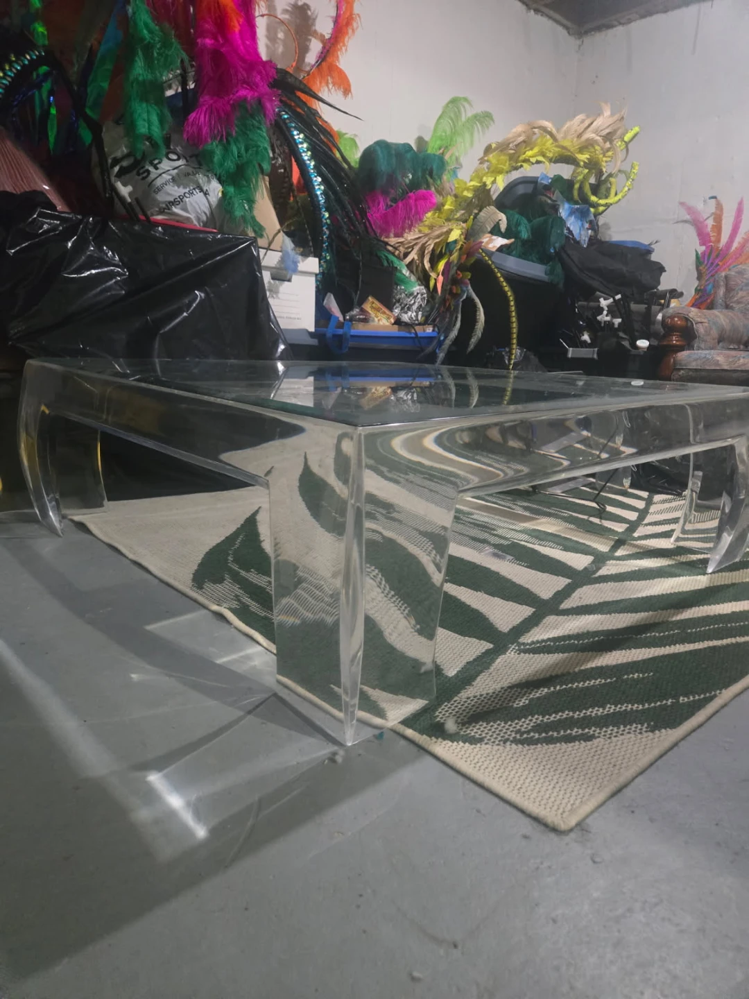 Clear Acrylic Coffee Table