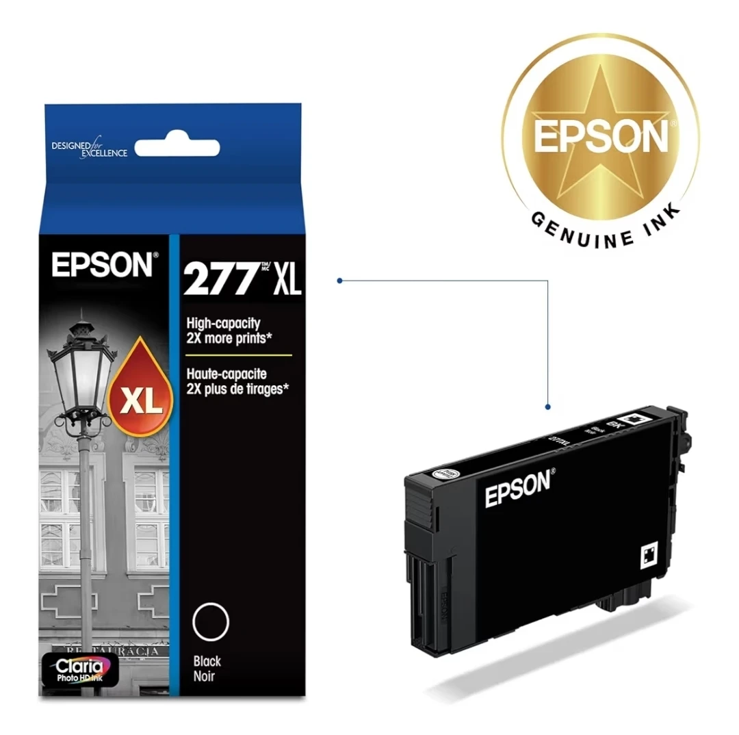 NEW! Genuine Epson 277XL Black & Magenta Ink - photo 4