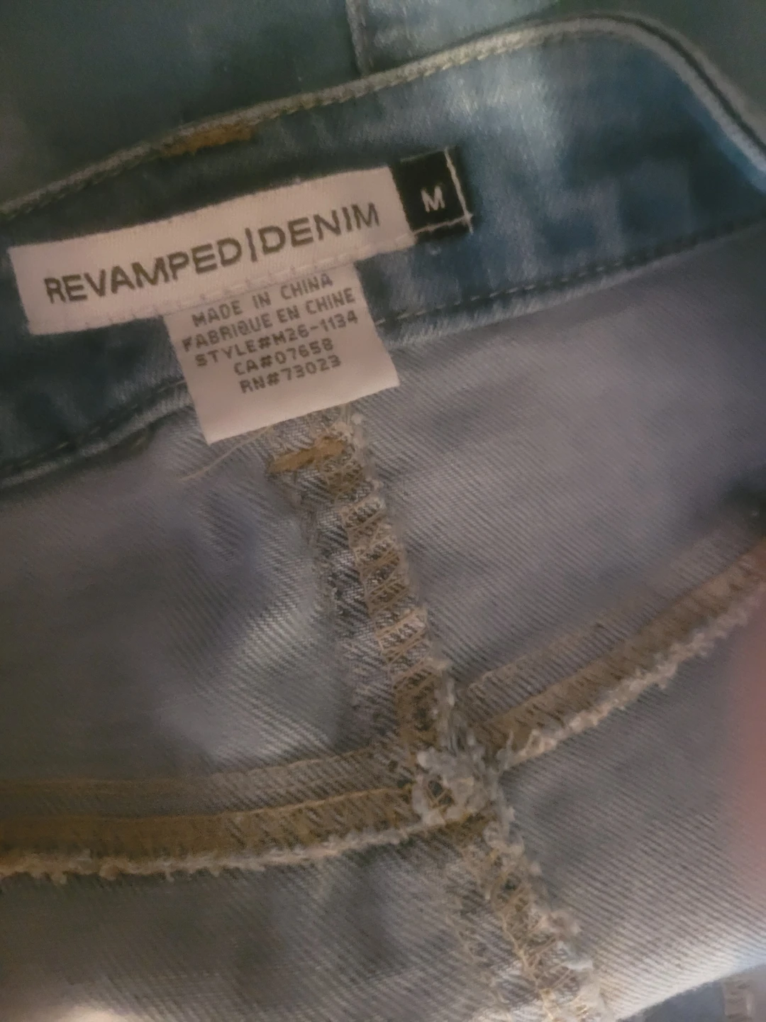 Revamped Denim Skirt - Size M