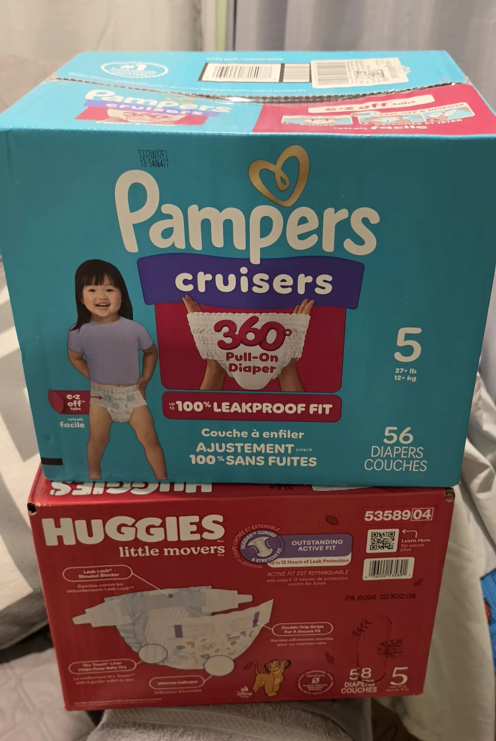 Pampers Cruisers Size 5 Pull-On Diapers - 56 Count
