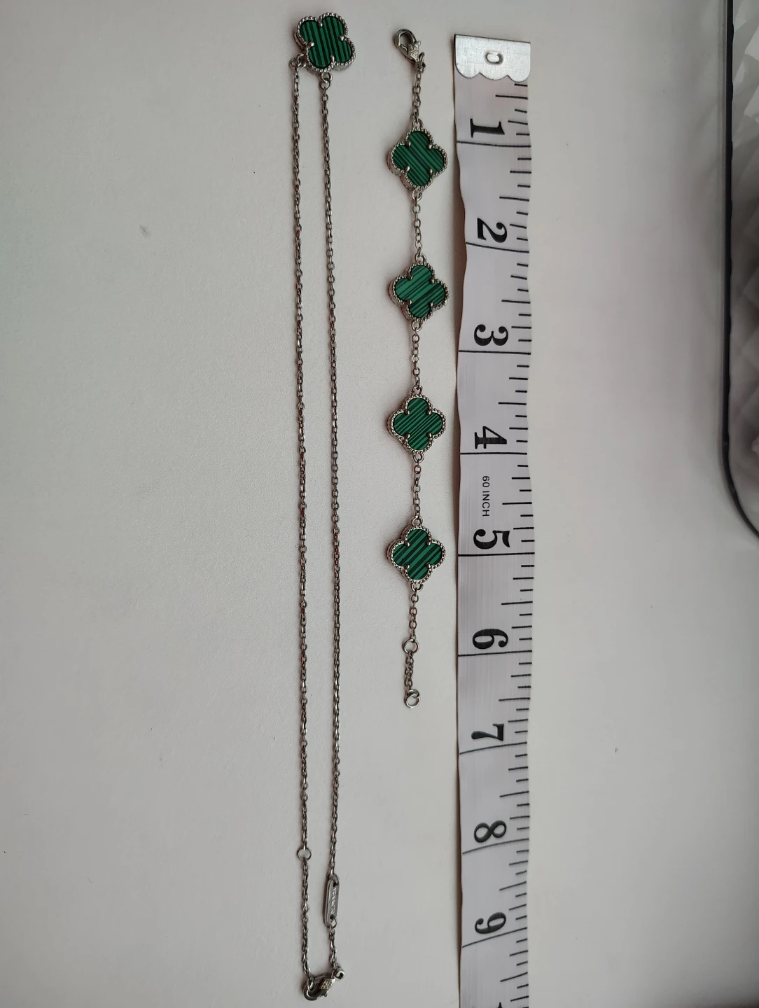 😍 Silver Jewelry Set – Van Cleef Style - photo 3