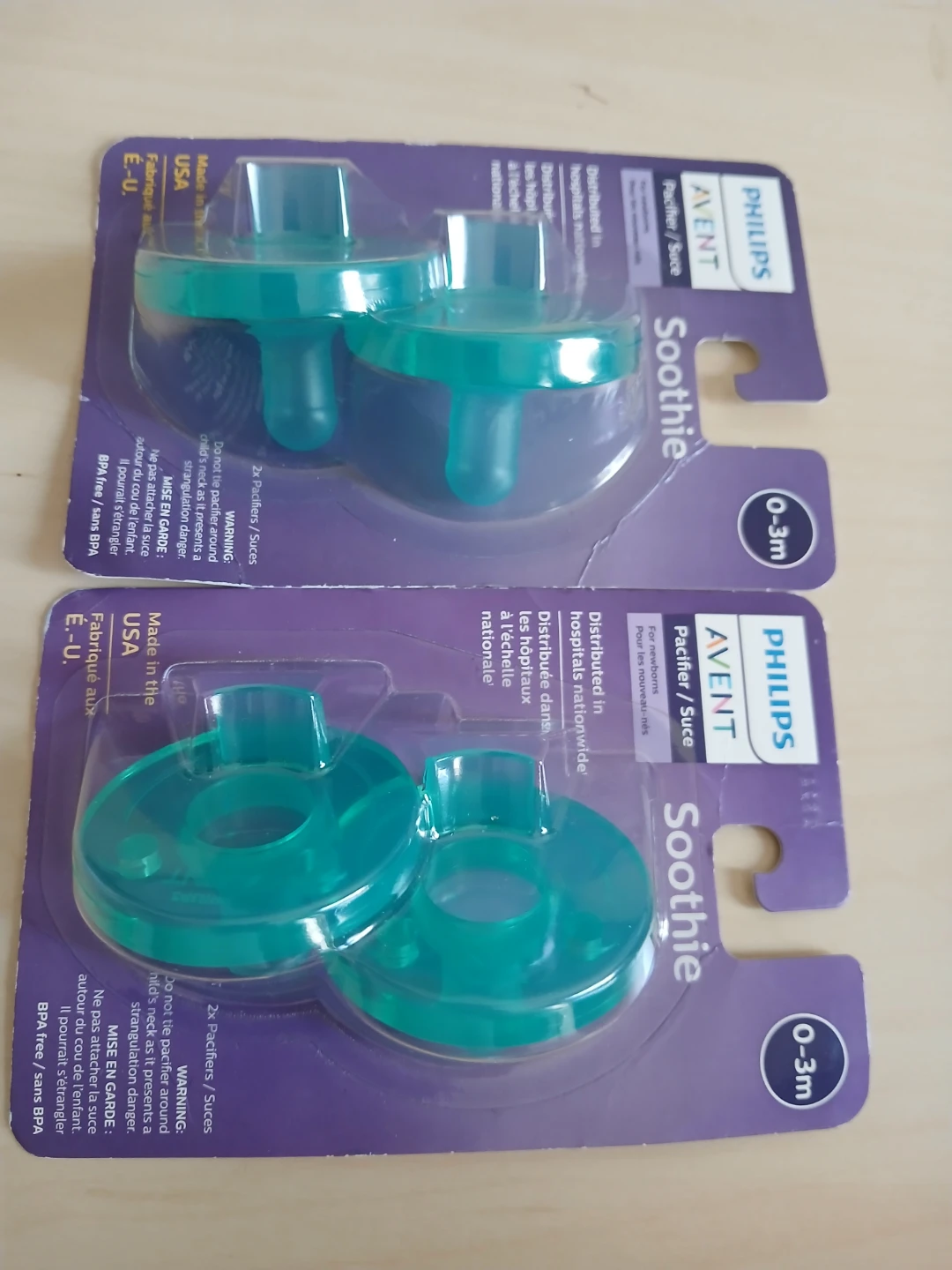 Philips Avent Soothie Pacifiers 0-3m