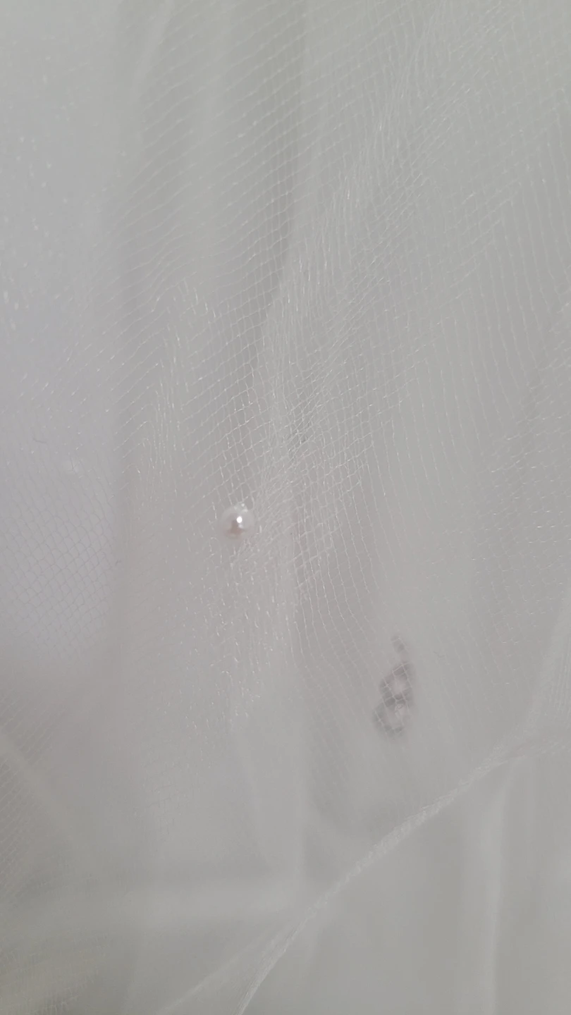 Butterfly bead wedding veil - photo 4