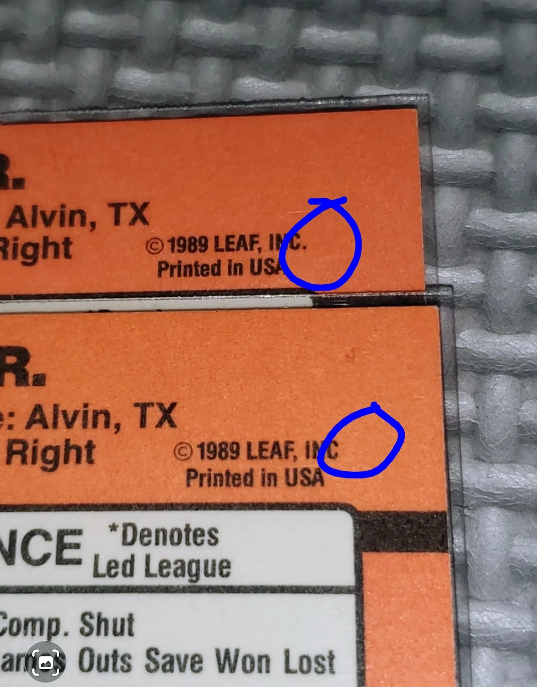 (Error Cards) 1990 Donruss Nolan Ryan Baseball - photo 3