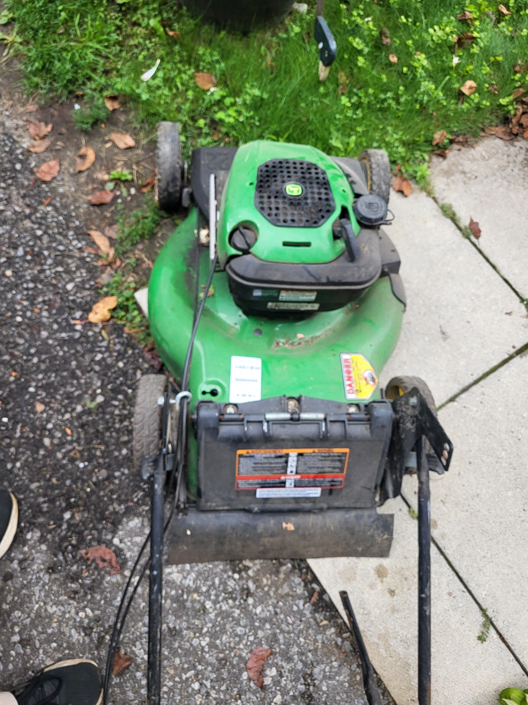 John Deere 22" Push Mower- For Parts - photo 2