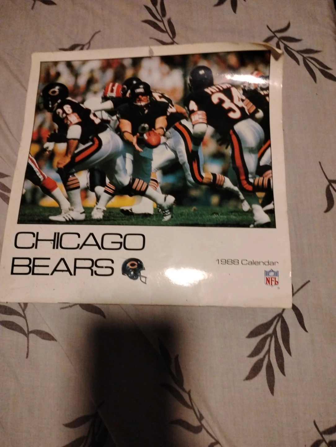 Chicago Bears 1988 Calendar