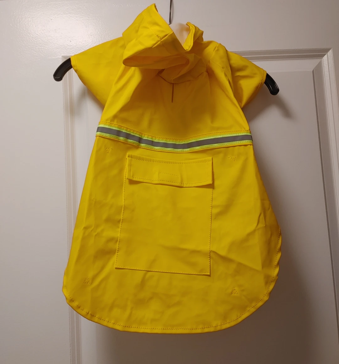 Yellow Dog Raincoat with Hood New - photo 5