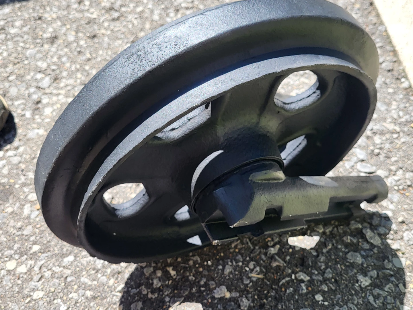 Heavy Excavator Track Wheel for Decor or Door Stop - photo 3