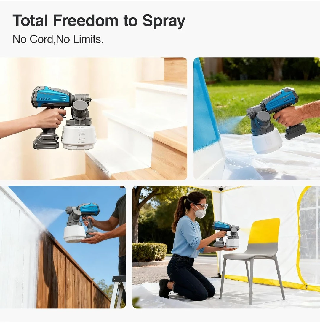 TISWALL HVLP Floor Based Spray Gun JS-FB17AI
