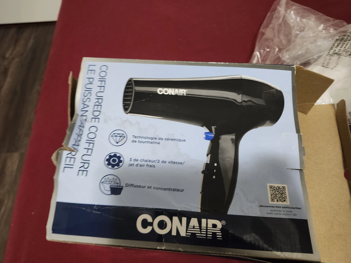 Hair Dryer with Diffuser and Concentrator - photo 2