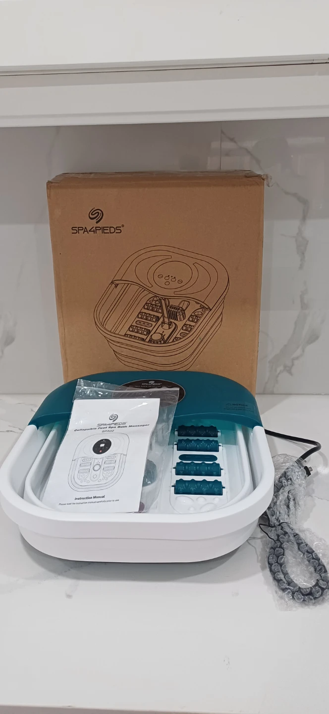 SPA4PIEDS Collapsible Foot Spa Bath Massager - photo 4