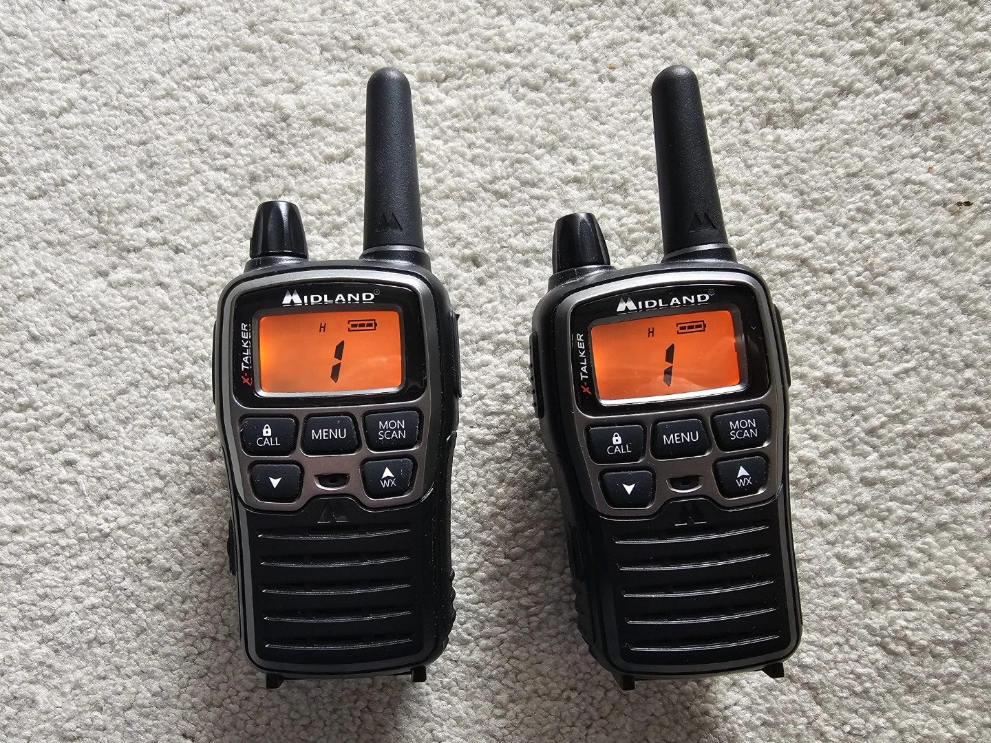 NEW Midland X-Talker 36-Channel Two-Way Radios Walkie Set Black - photo 3