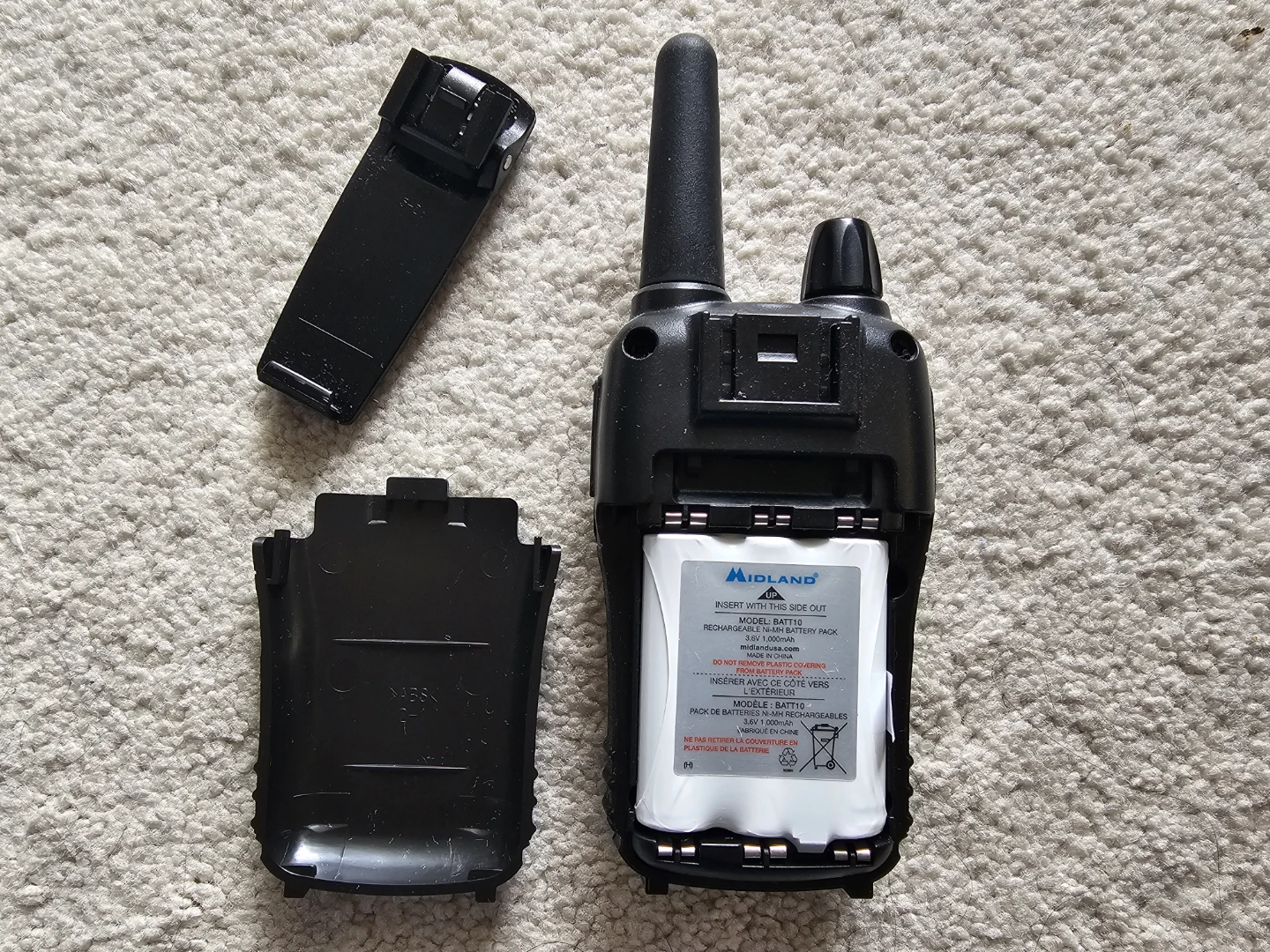 NEW Midland X-Talker 36-Channel Two-Way Radios Walkie Set Black - photo 4