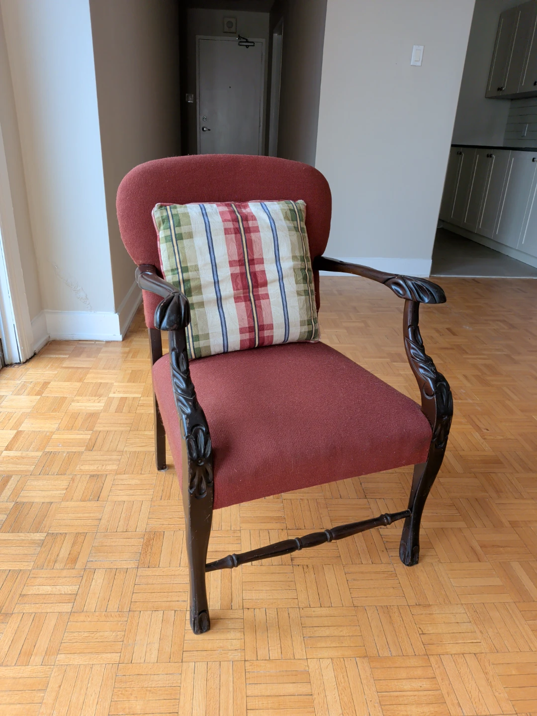 Armchair with Red Upholstery - photo 2