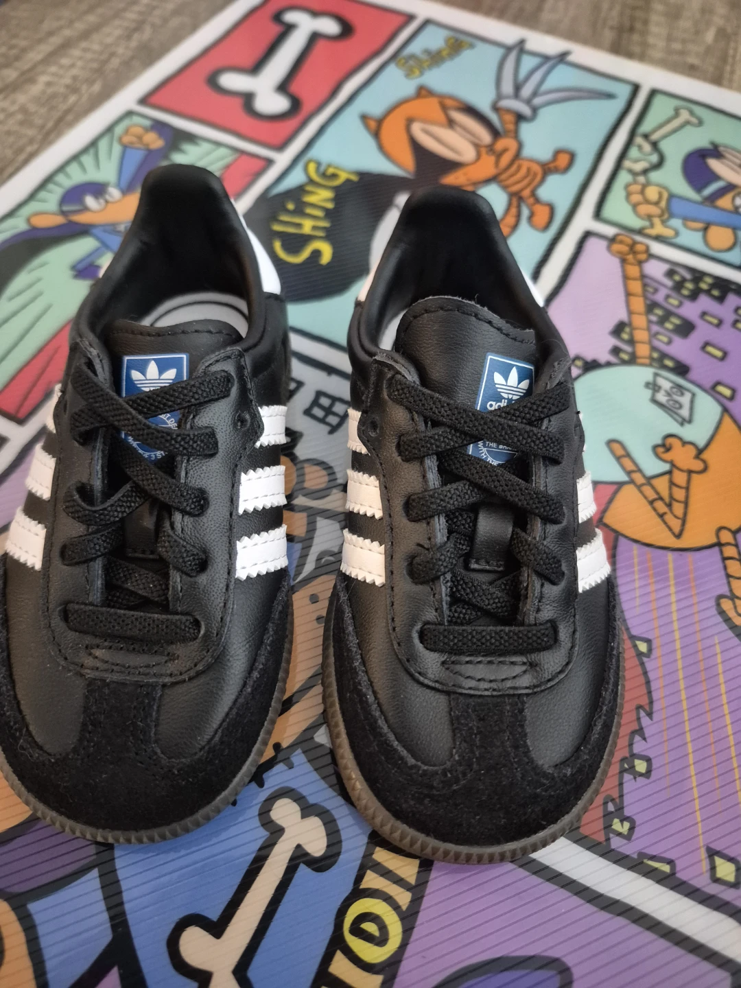 Brand New Adidas Samba Kids Shoes Black Size 6K
