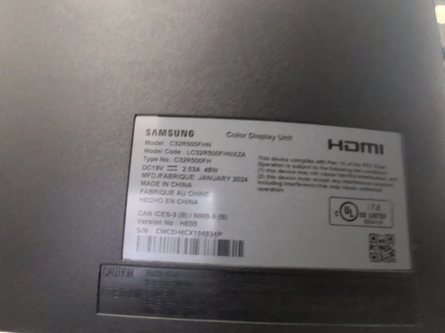 Samsung 32" Curved Monitor - photo 3