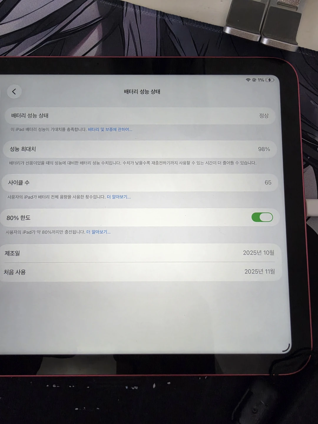 iPad (A16) 128GB Pink – Like New + Case & Stylus - photo 3