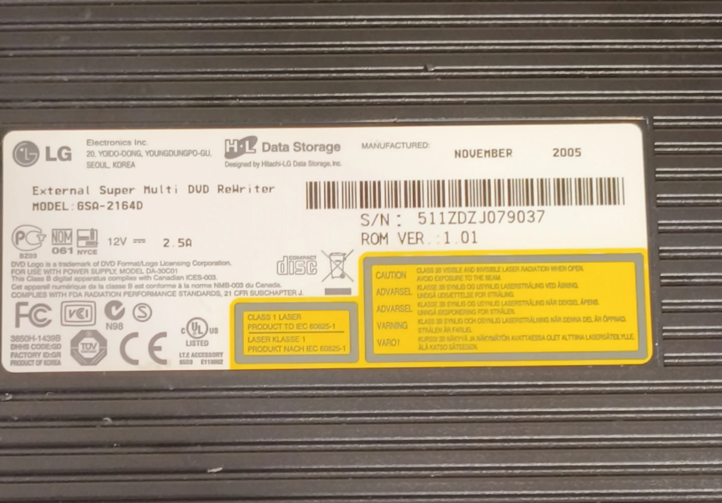 LG External Super Multi DVD Rewriter - photo 4