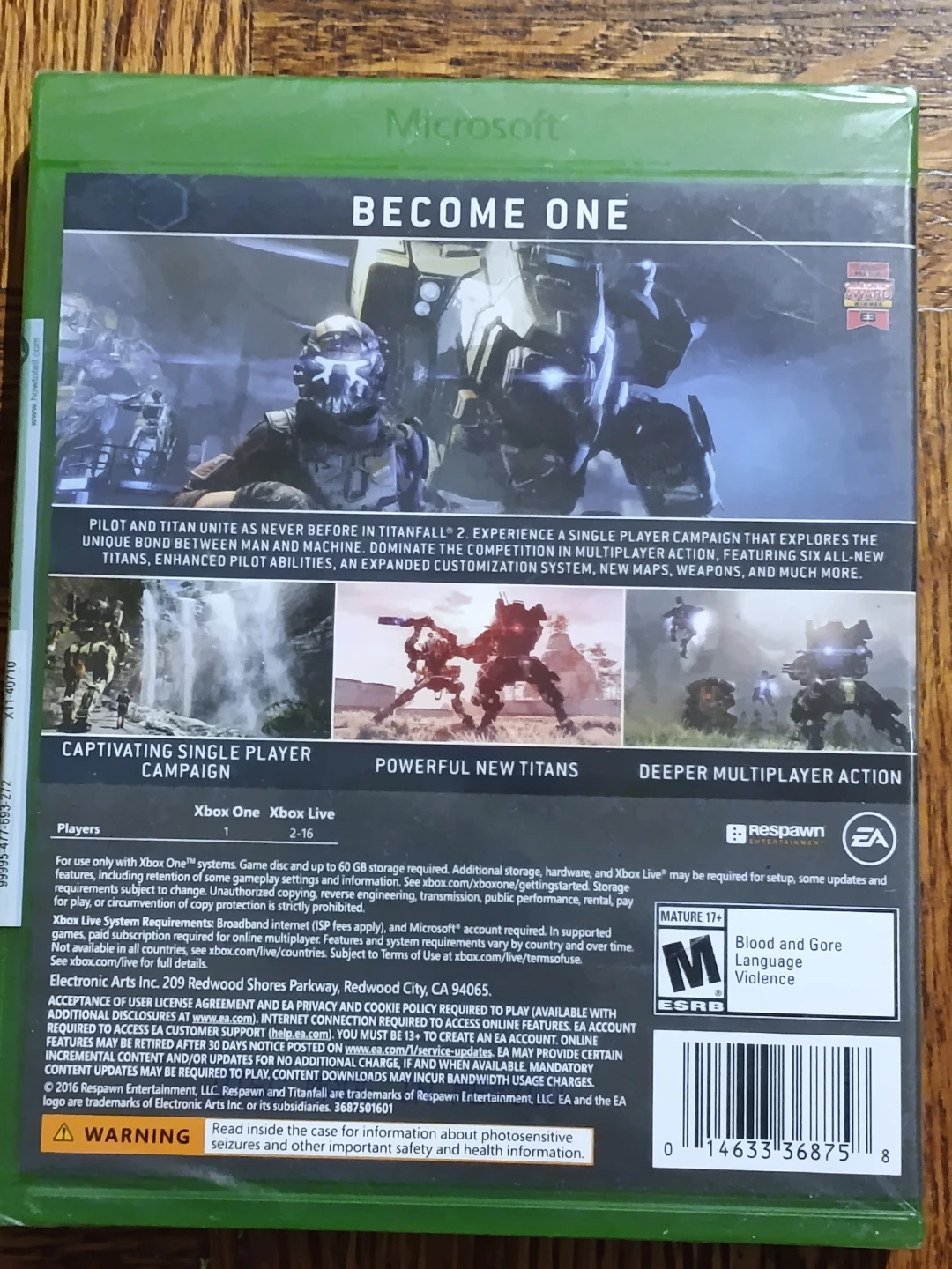 Xbox One Titanfall 2 Video Game - photo 2