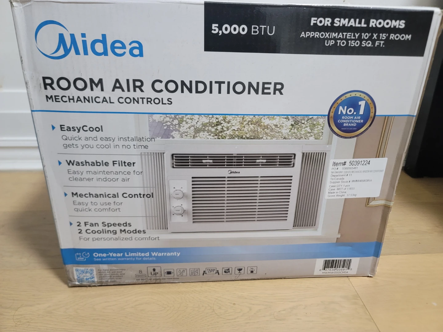 Midea Room Air Conditioner - 5,000 BTU - photo 2