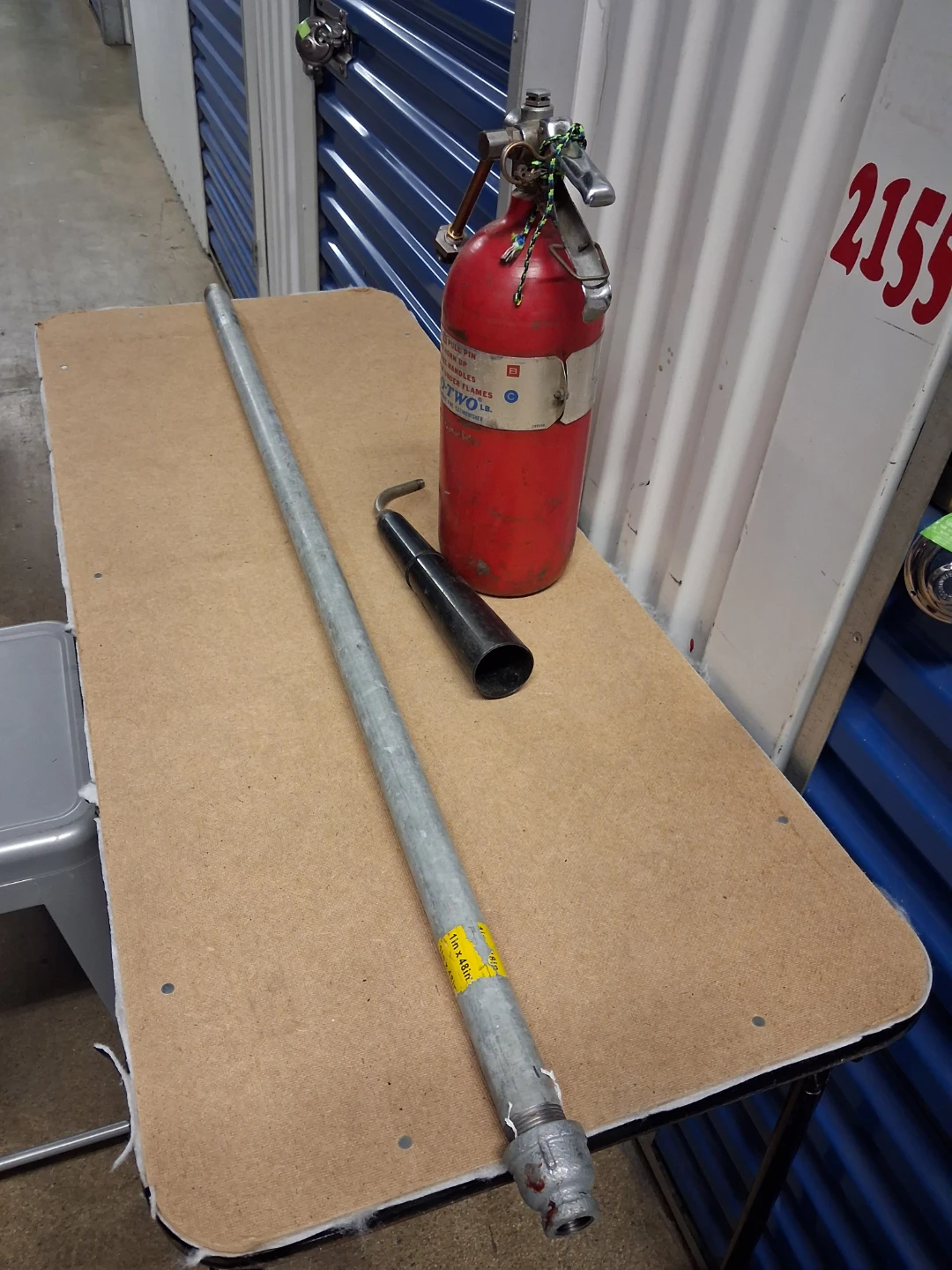 5lbs CO2 Fire Extinguisher with Pipe, Power line fishing set up - photo 2