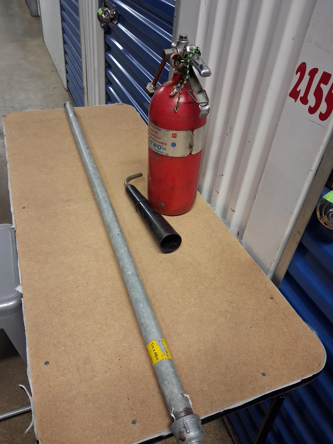 5lbs CO2 Fire Extinguisher with Pipe, Power line fishing set up - photo 4