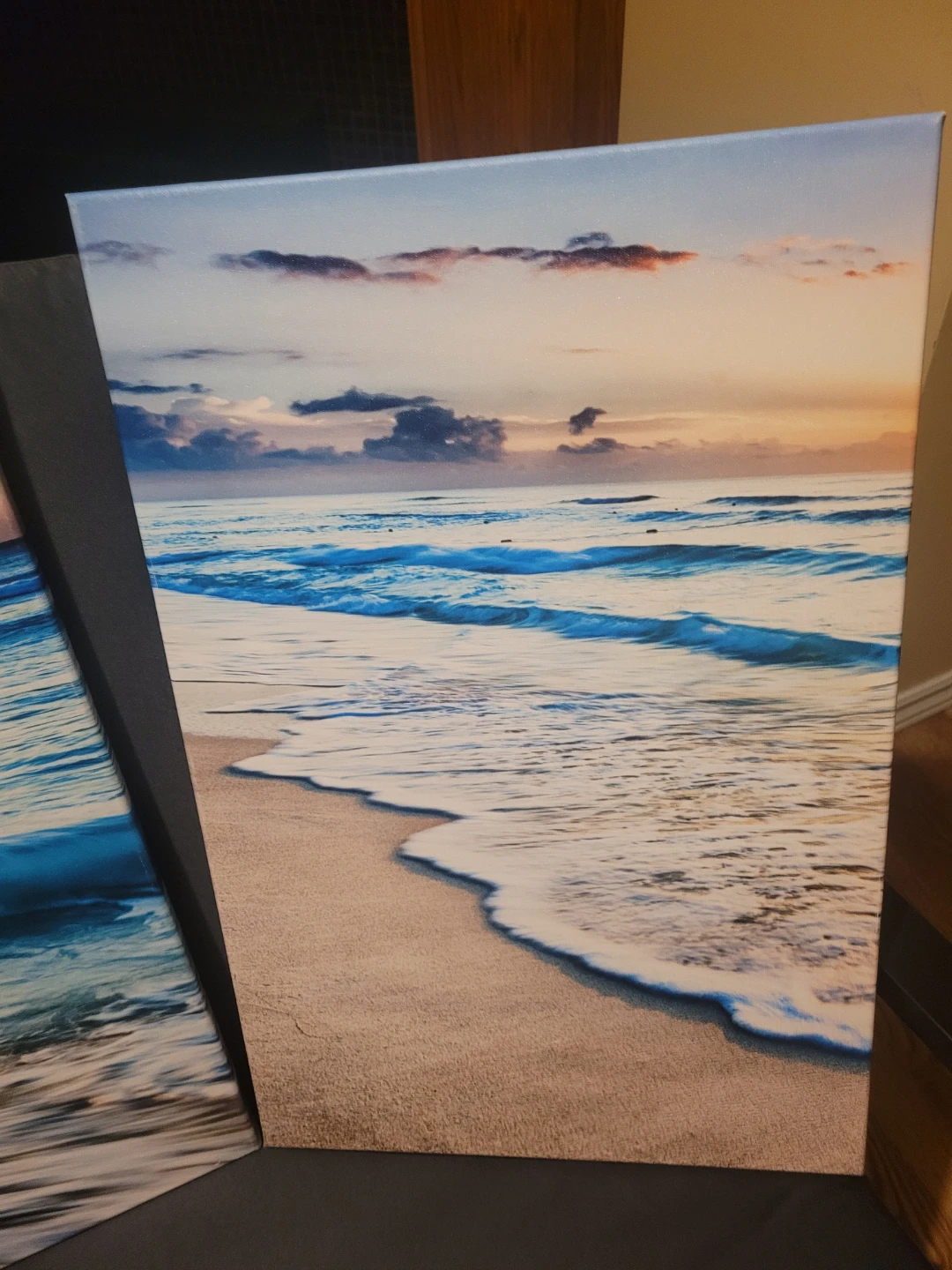 Canvas Wall Art - Beach Sunset Scene - photo 2