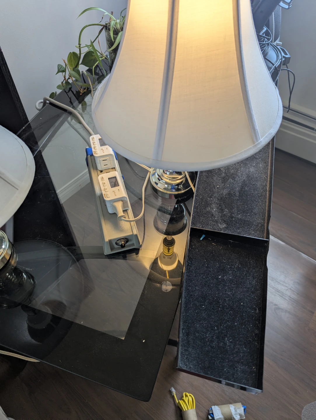 2 Digital Outlet Timers with Table Lamps - Free