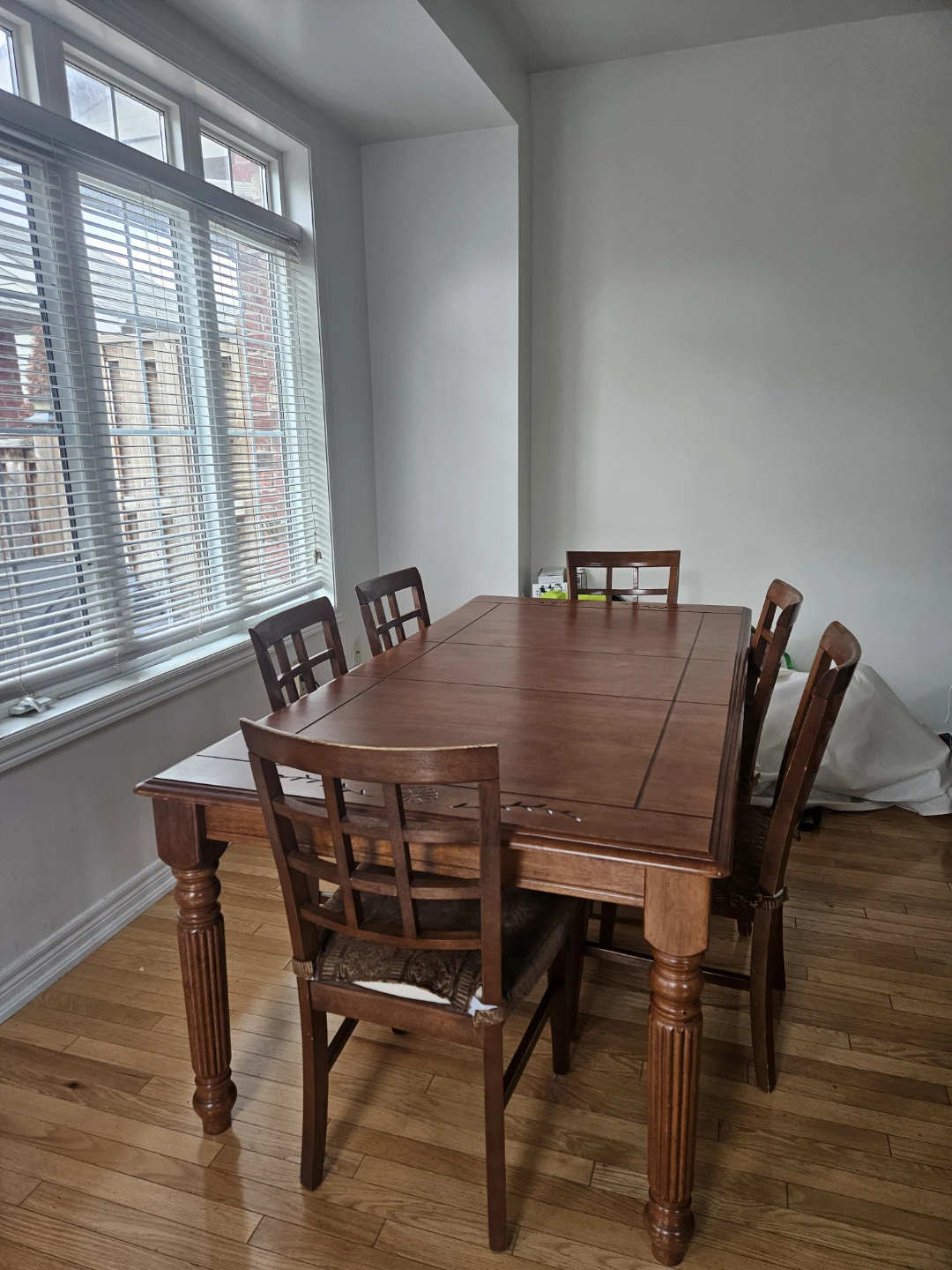 Wooden Dining Table with 6 Chairs - photo 5