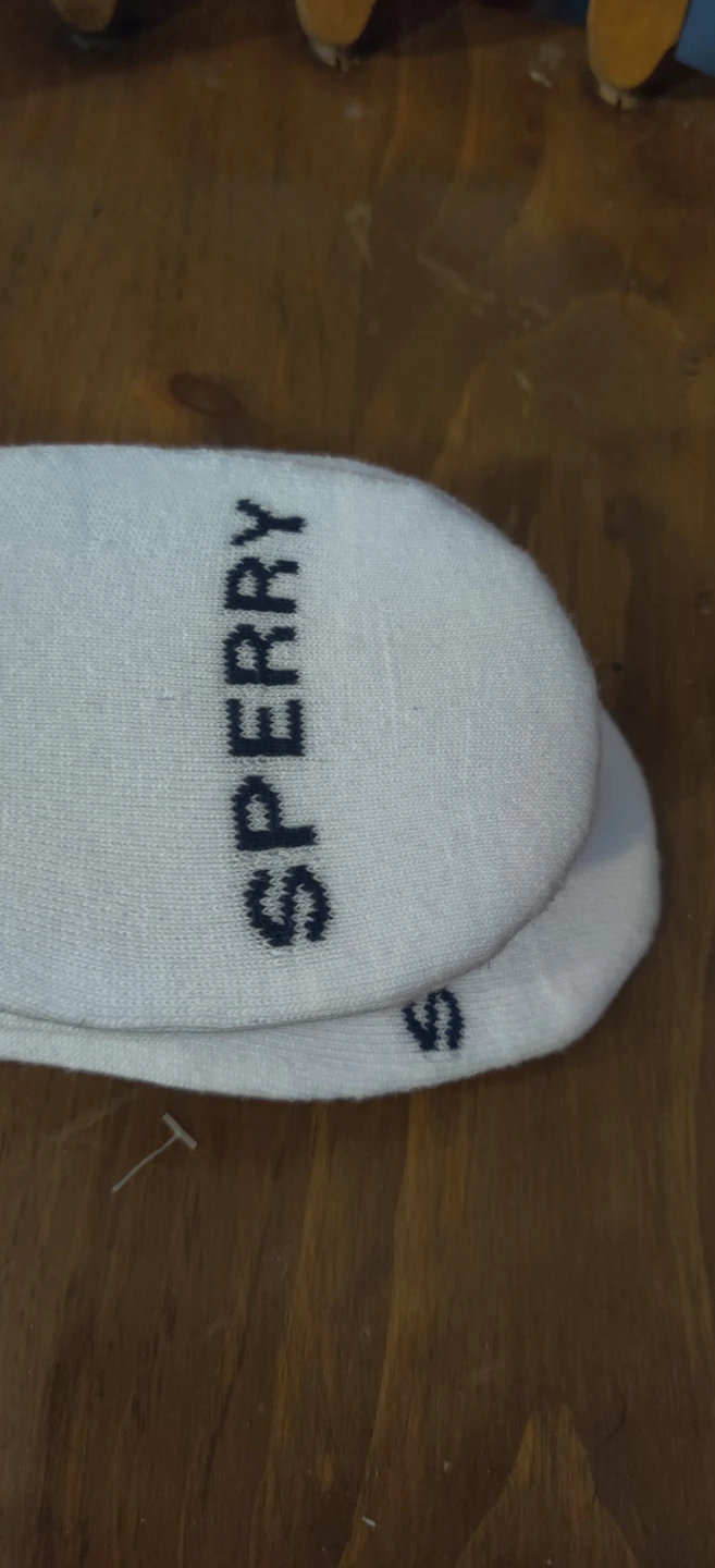 Sperry No-Show Socks - White. Size 8-11. 6 pairs - photo 4