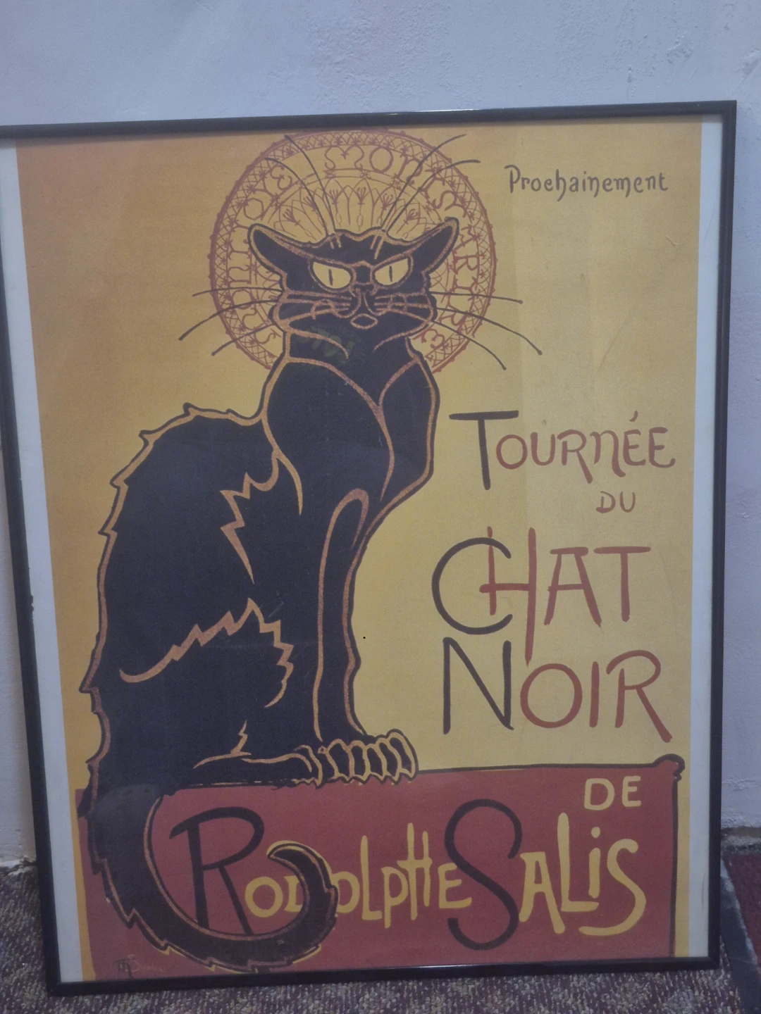 Le Chat Noir Poster by Rodolphe Salis