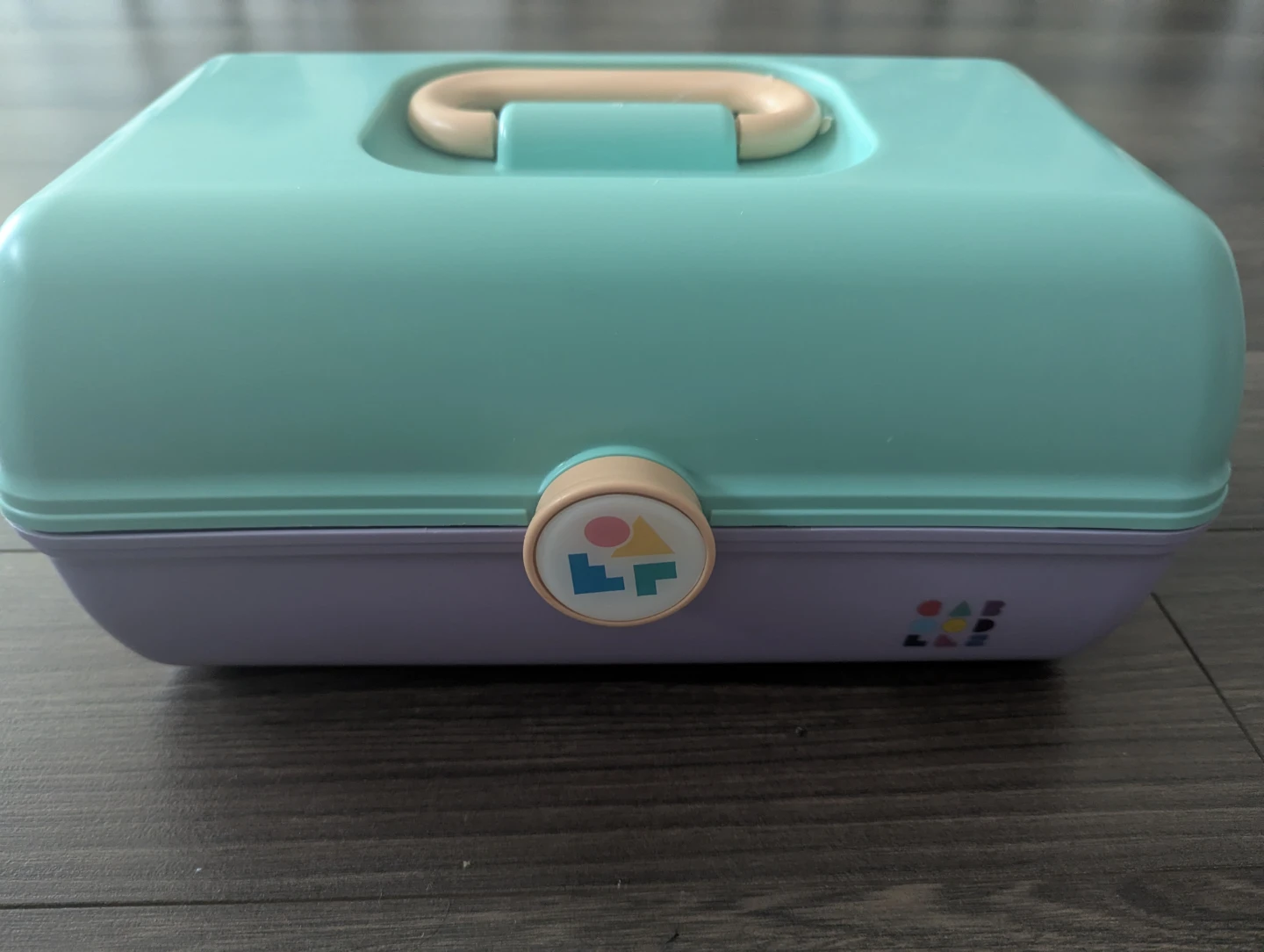 Caboodles On-The-Go Girl Makeup Case - Mint/Purple - Like New