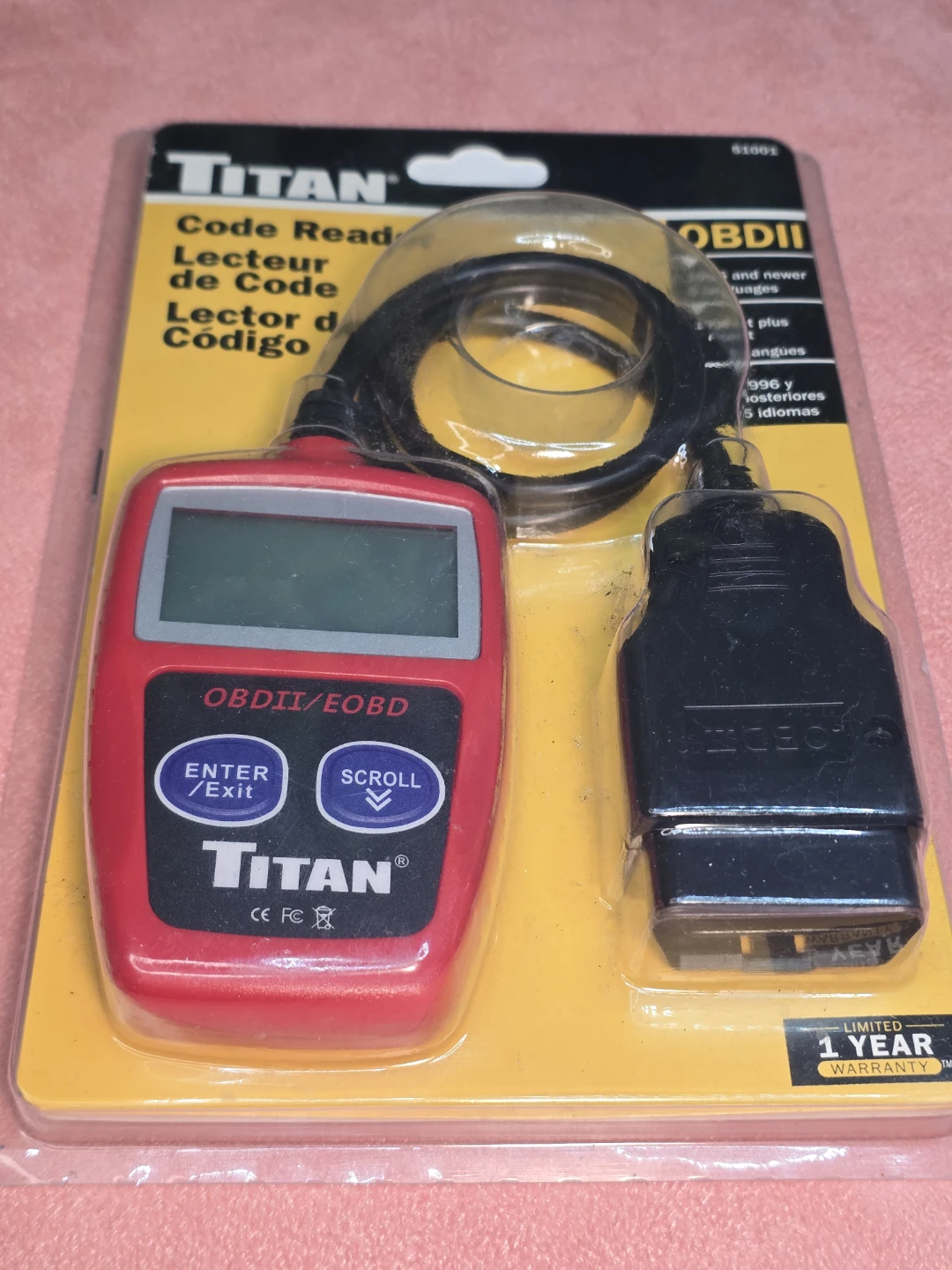 Titan OBDII Code Reader