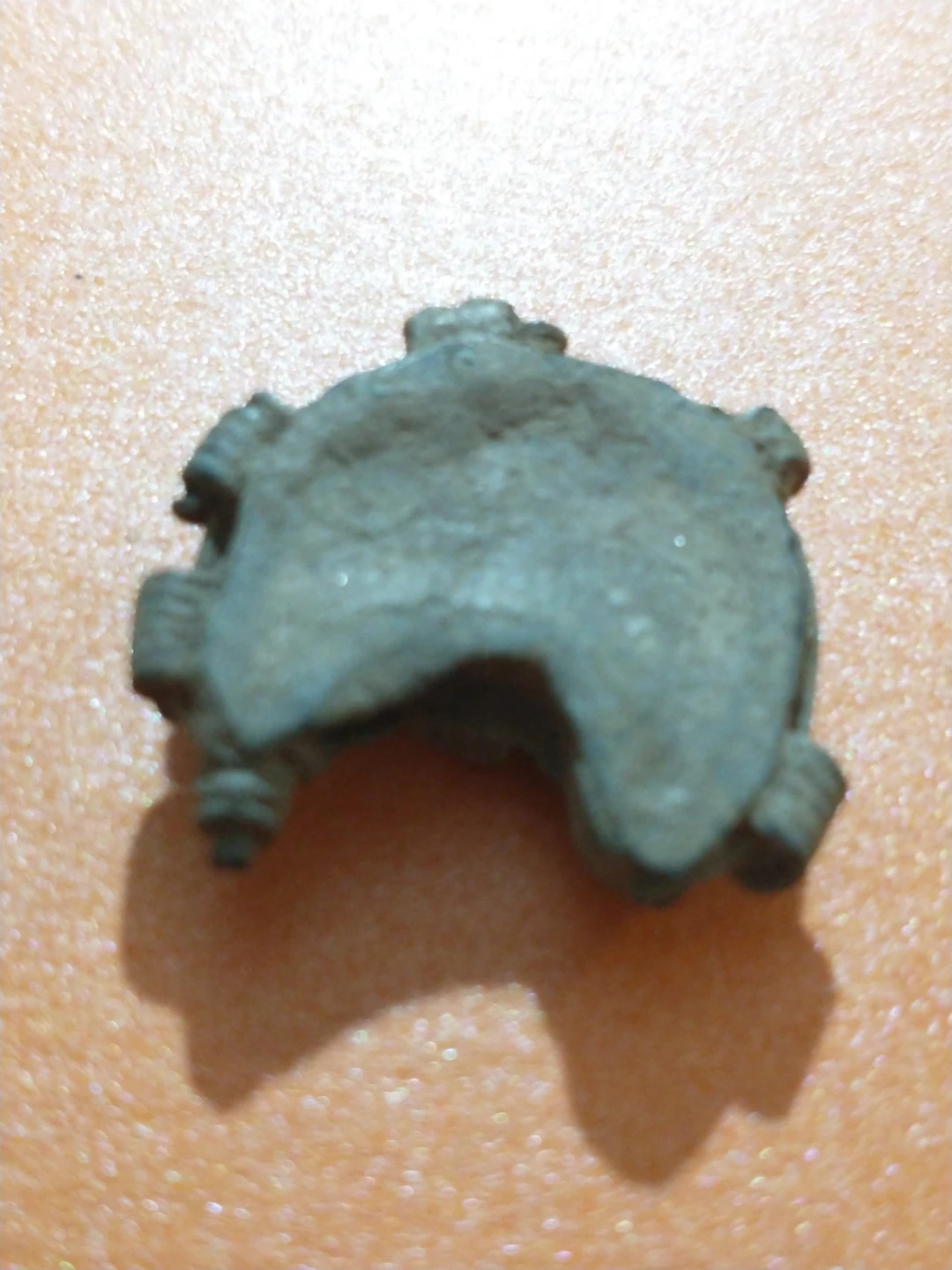 Ancient Roman Bronze Brooch or Medallion - photo 5