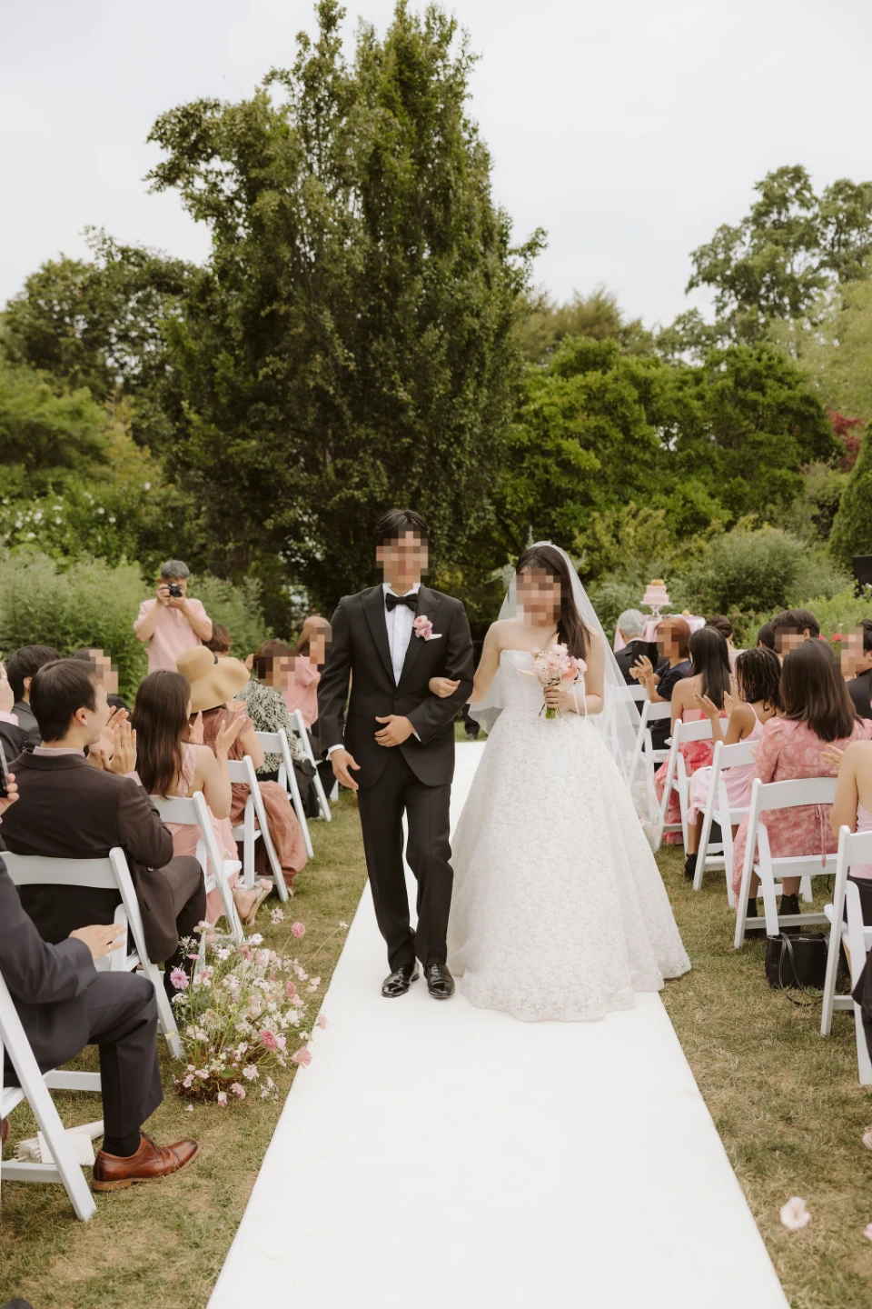 White Wedding Aisle Runner - photo 4