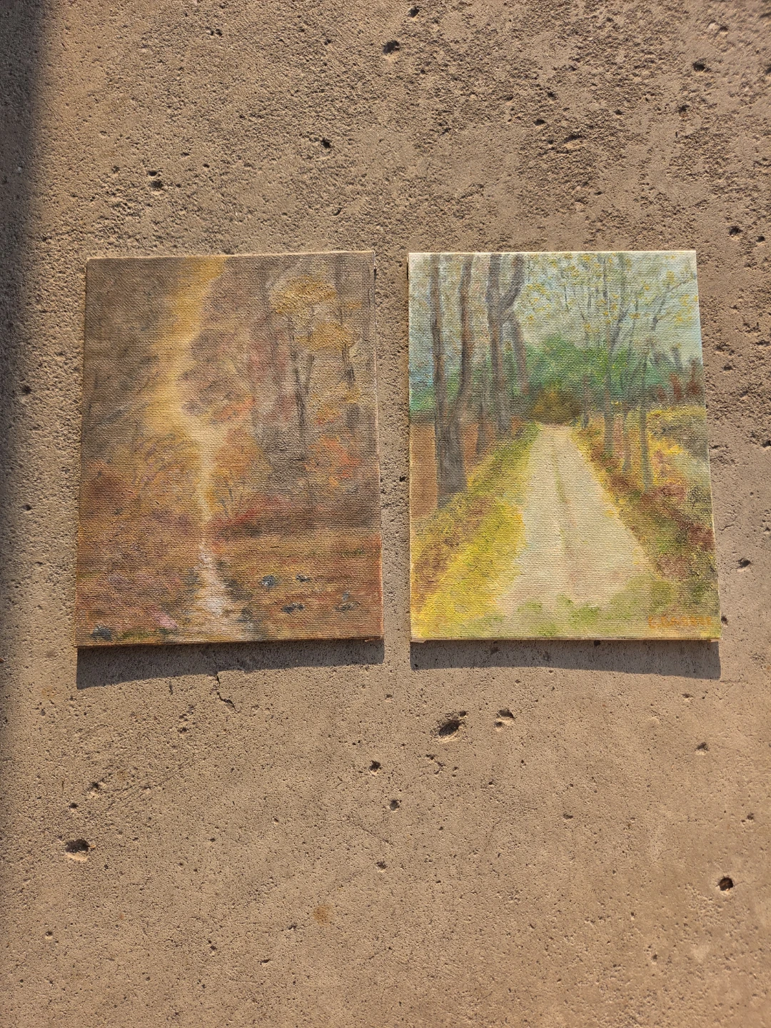 Set of 2 Landscape Paintings