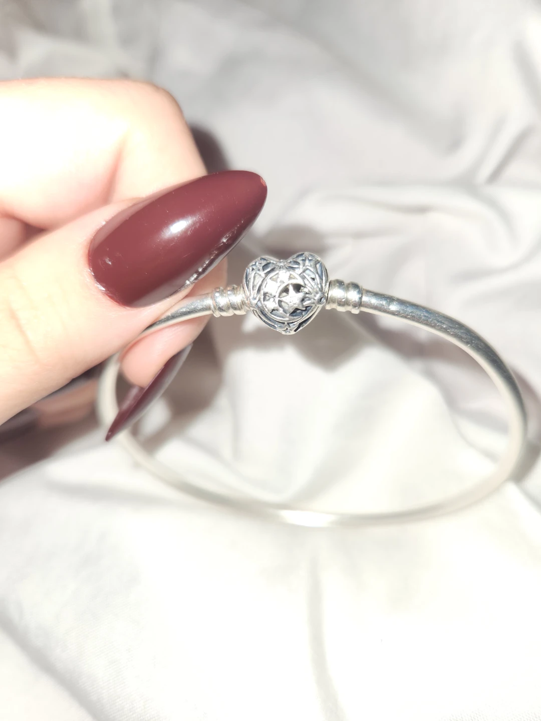 Pandora Sterling Silver Bangle Bracelet - photo 3