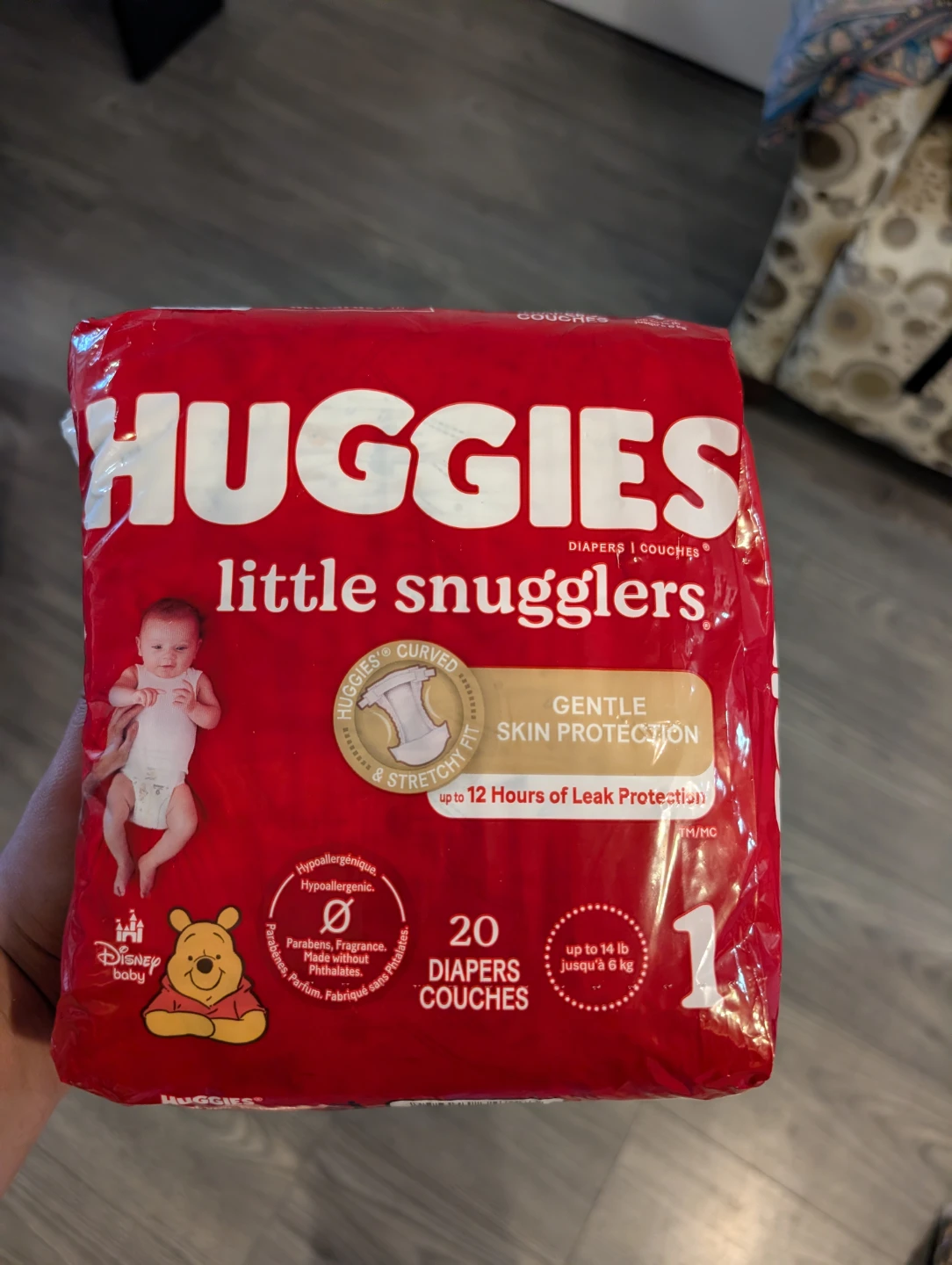 Huggies Little Snugglers Diapers Size 1 - 20 Count