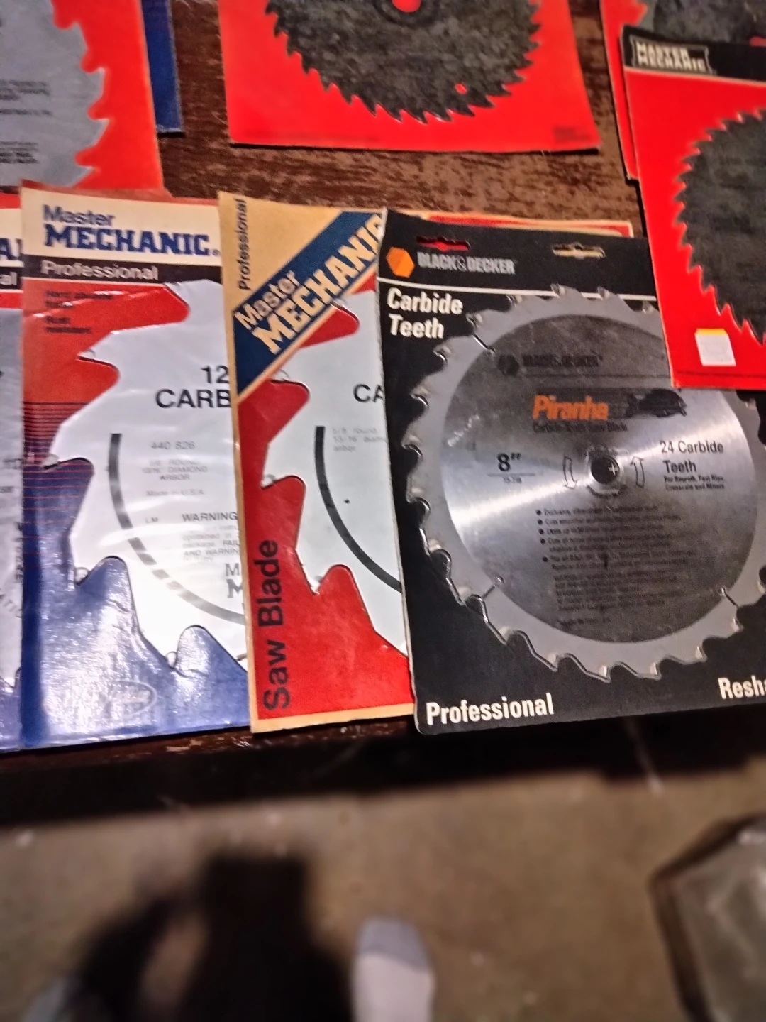 Lot of Master Mechanic & Black+Decker Saw Blades - photo 5