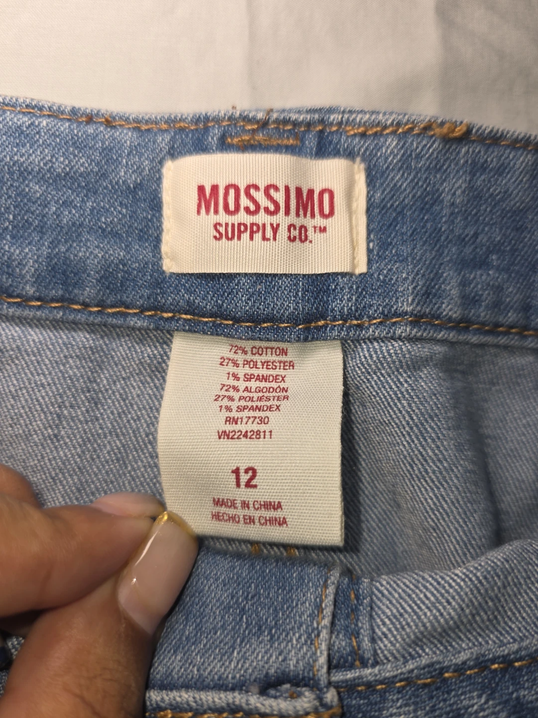 Mossimo Supply Co. Denim Skirt Size 12 - photo 2