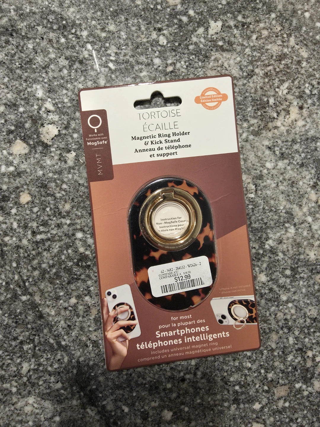 NEW Magnetic Ring Holder & Kick Stand