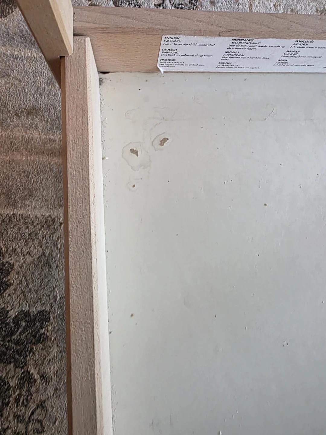 Wooden Baby Changing Table with Pad - photo 5