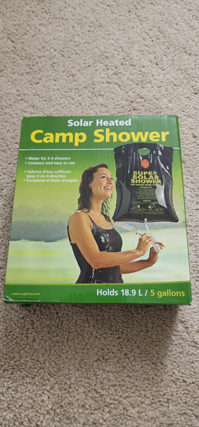 Coghlan's Solar Heated Camp Shower 18.9 L