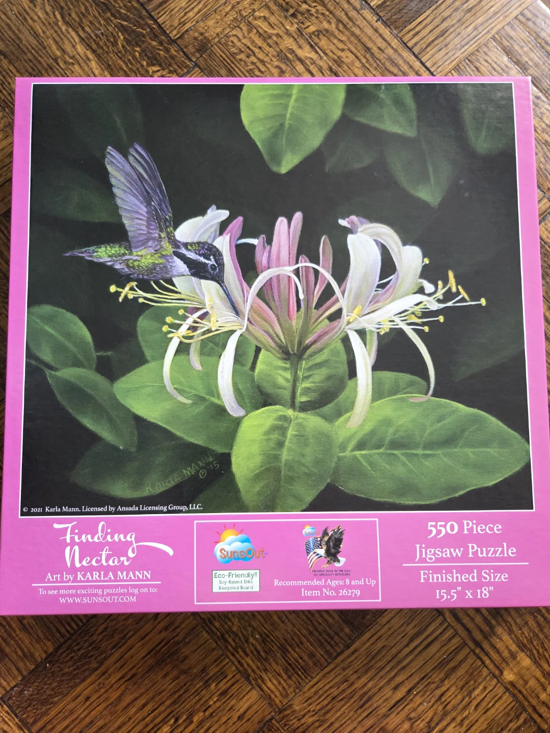 Sunsout Finding Nectar 550 Piece Jigsaw Puzzle