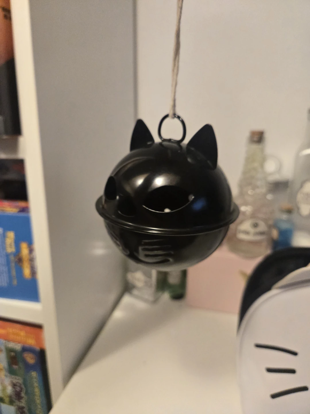 Black Cat Hanging Bell Decoration
