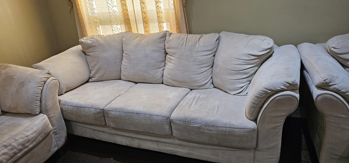 Light Beige Sofa and Loveseat Set - photo 2