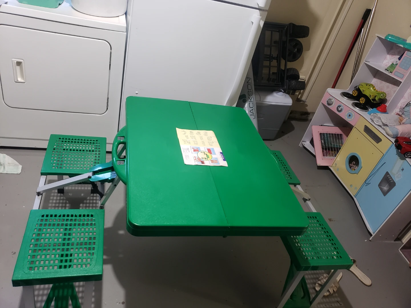 Portable Folding Picnic Table with Seats