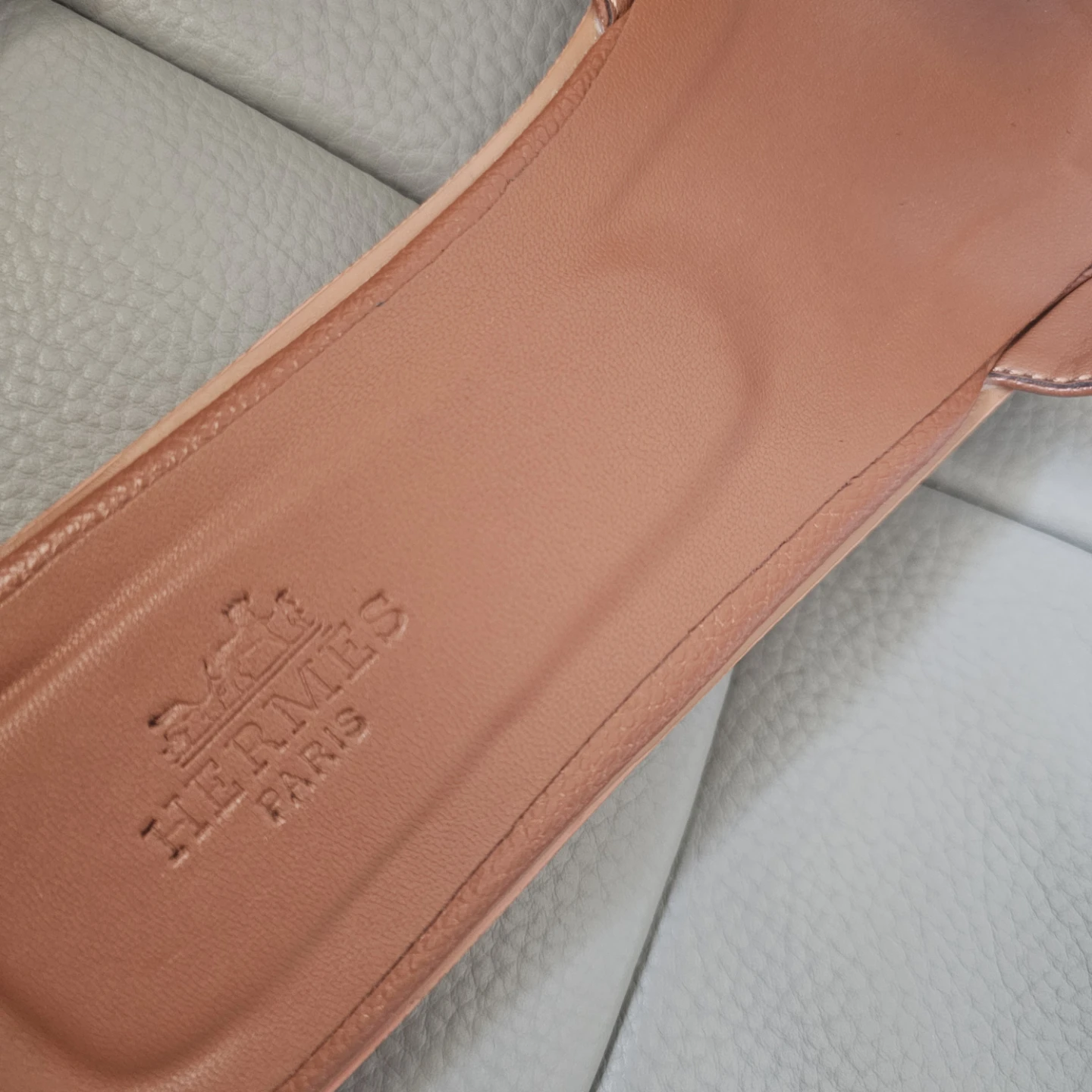 Hermès Orange H Sandals - photo 2